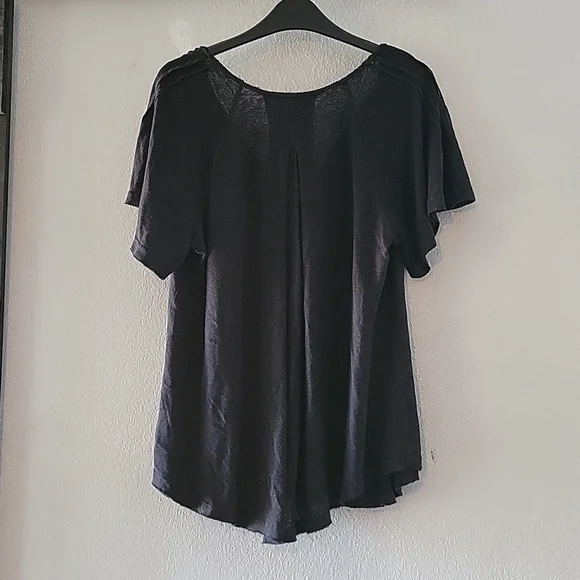 Free People Oversized Black shirt Fits S M L XL - Picture 6 of 8